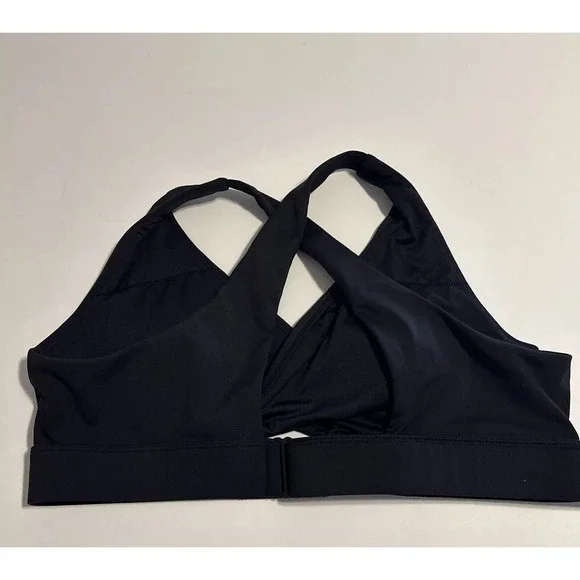 Elehold Sports Bra Black With Black Band, Adjustable Straps‎ Size Medium - Picture 4 of 4